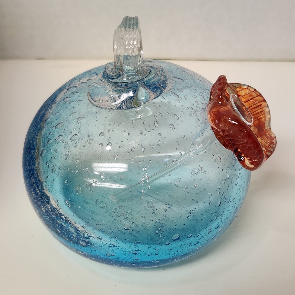 Evergreen Garden Art-glass Hummingbird Feeder - Picture 6 of 6